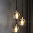 Серия подвесных светильников с плафонами в виде стеклянных слитков разных оттенков цилиндрической формы ROBIN серый дым фото 5