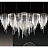 Подвесной светильник TERZANI VOLVER Серебро 130 см  фото 19
