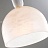 Серия подвесных светильников с разнотипными фигурными плафонами округлой формы из белого мрамора MIEL B фото 11