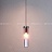 Подвесной светильник с цилиндрическим плафоном из хрусталя с декоративной пузырьковой гравировкой белого цвета GESINA фото 3