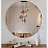 Подвесной светильник с круглыми деревянными накладками на светодиодном кольце REST 5 плафонов плафонов светлый фото 14