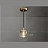 Серия подвесных светильников с плафонами в виде стеклянных слитков разных оттенков цилиндрической формы ROBIN серый дым фото 3