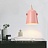 Цветной дизайнерский настенный светильник Розовый фото 11