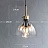 Серия подвесных светильников с прозрачными шарообразными плафонами в разновидных стеклянных абажурах VAPPE C фото 3