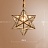 Дизайнерский подвесной светильник со стеклянным плафоном в форме многоконечной звезды MAGIC A фото 2
