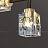 Серия потолочных люстр с разнонаправленными кристальными плафонами кубической формы MICHAL 8 лампы латунь фото 13
