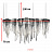 Подвесной светильник TERZANI VOLVER Серебро 160 см  фото 3