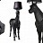 Moooi Horse Lamp Черный 190 см  Глянцевый фото 9
