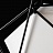 Модный геометрический светильник RODS Белый плафон+черный каркас фото 15