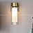 Настенный светильник с цилиндрическим плафоном из стекла VERGE WALL фото 10