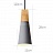 Подвесные светильники в скандинавском стиле Vibrosa 22 см  Черный фото 3